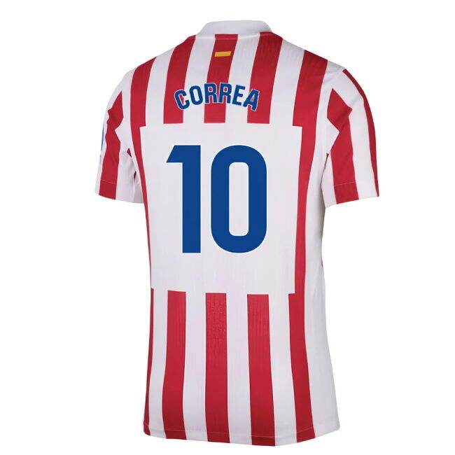 Atletico Madrid Club Sophisticated Home Soccer Jersey