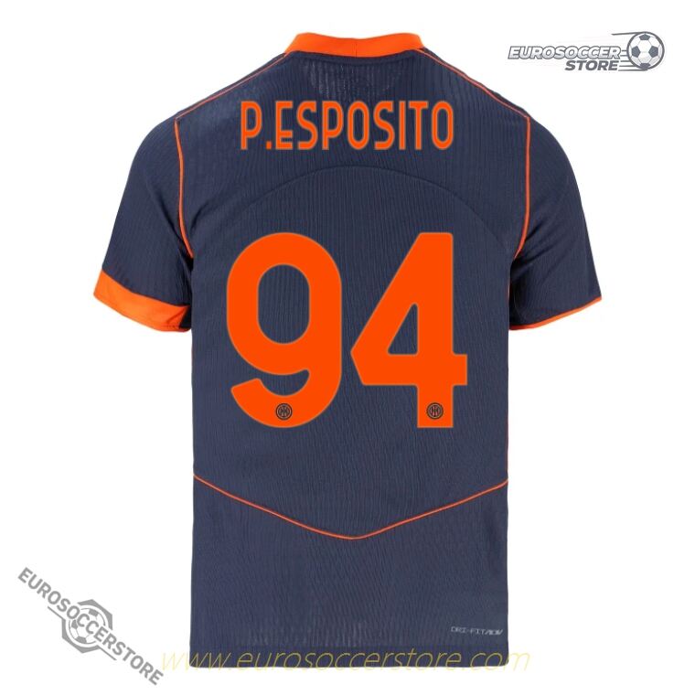 Inter Milan 25-26 Third P.ESPOSITO 94 Jersey (Player Version)