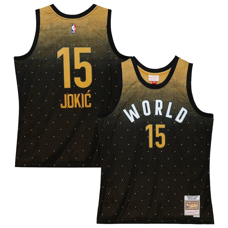 Nikola Jokic Team World 2016 Hardwood Classics Rising Stars Swingman Jersey - Black