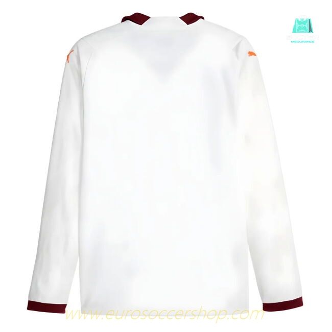 2023-2024 Man City Long Sleeve Away Shirt