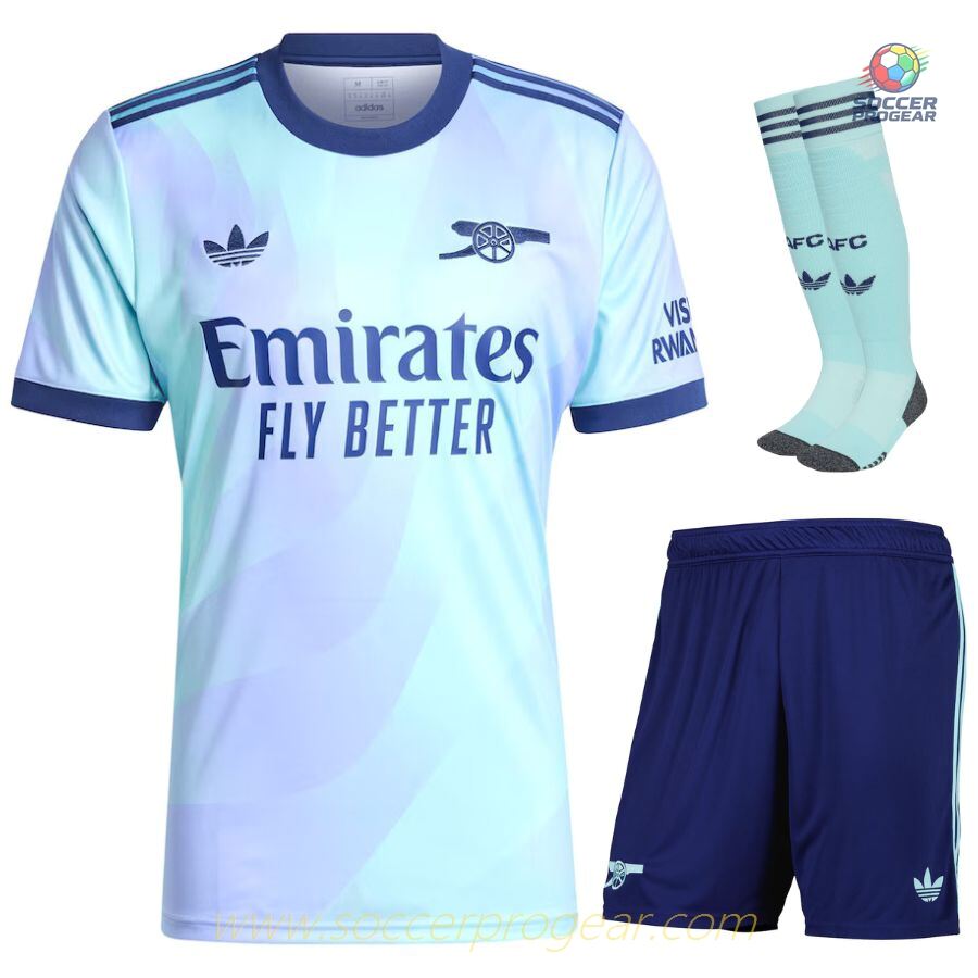 Arsenal Third Child Kit Football Jersey 2024/25 Collection