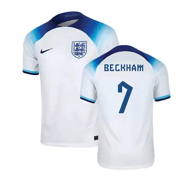 Genuine 2022-2023 England EURO Home Kit (Beckham 7) (1)