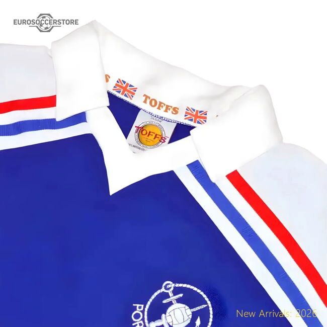 Official Portsmouth 1980-1982 Home Retro Football Shirt - Premium