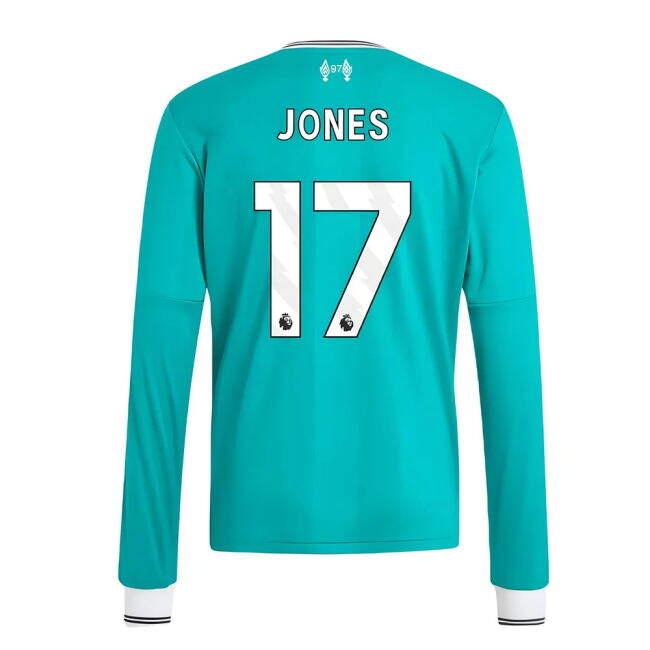vintage 2025-2026 Liverpool Long Sleeve Third Shirt (Kids) (Jones 17)
