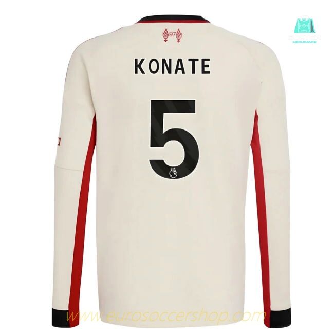 2025-2026 Liverpool Away Long Sleeve Shirt (Kids) (Konate 5)