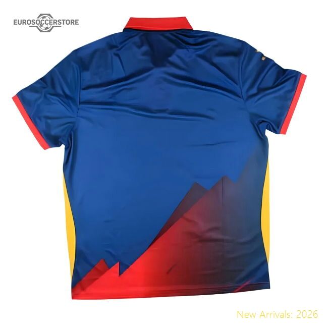 Outstanding 2024-2025 Nepal Cricket Polo Shirt (blue) - Supporter Edition
