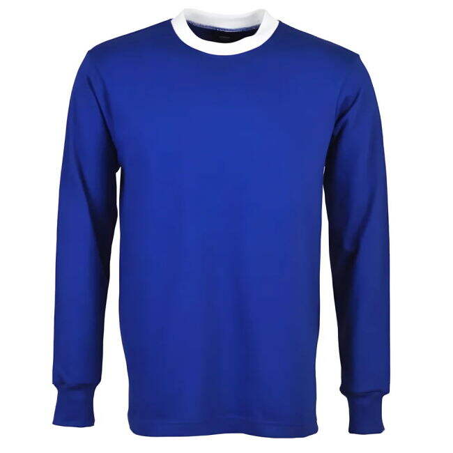 1969-19 Everton Home Soccer Shirt Everton #1969 L S