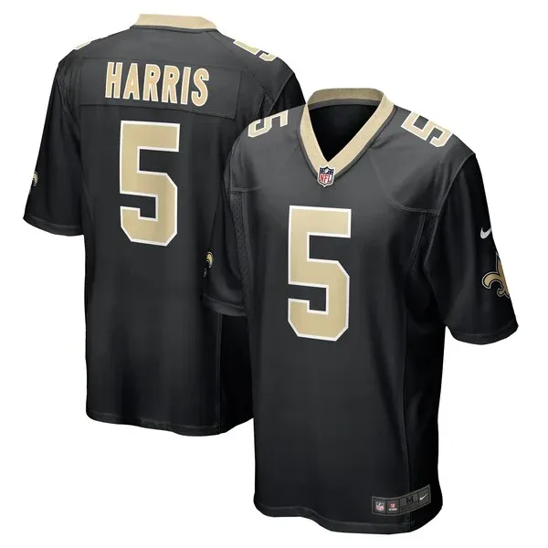 Performance New Orleans Saints Game Jersey - Premium Black NFL Fan ...