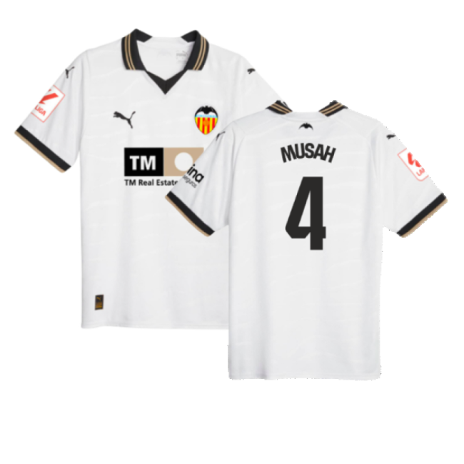 Valencia 2023-2024 Home Shirt - (Junior