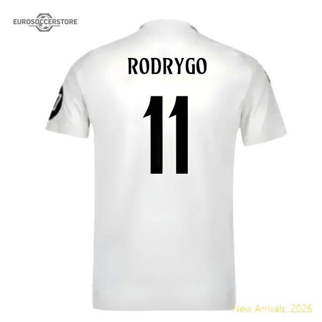 Outstanding 2024-2025 Real Madrid Authentic Main Jersey (rodrygo 11)