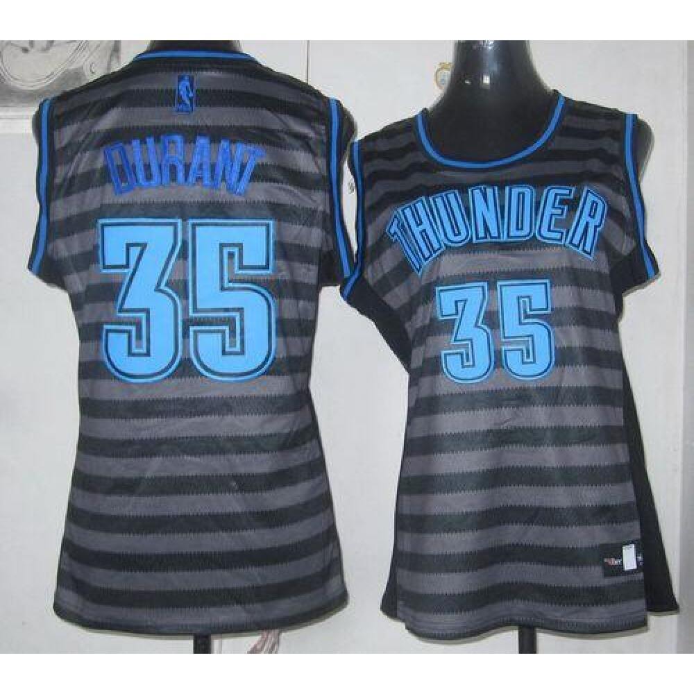 Professional Men's Thunder #35 Kevin Black Basketball Jersey