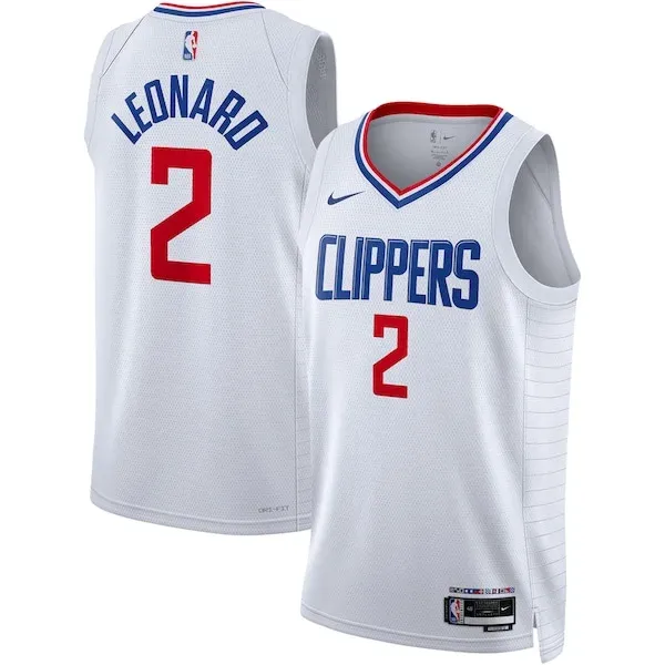 Kawhi Leonard LAC Championship Swingman Jersey - White - Fan Favorite