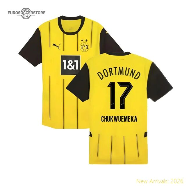 Premium-grade 2024-2025 Borussia Dortmund Authentic Home Shirt (chu