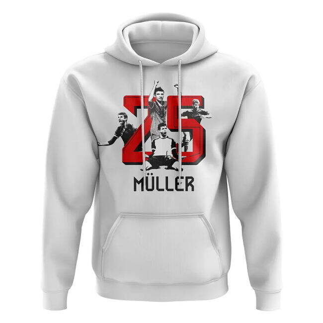 Bayern Hoody (White) Quick Dry Moisture Wicking Durable Stitching