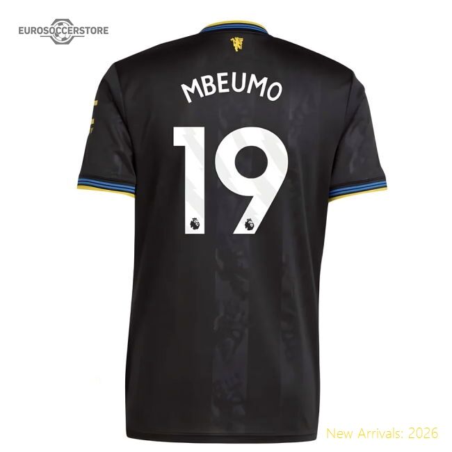 Official 2025-2026 Manchester United Third Shirt (mbeumo 19)