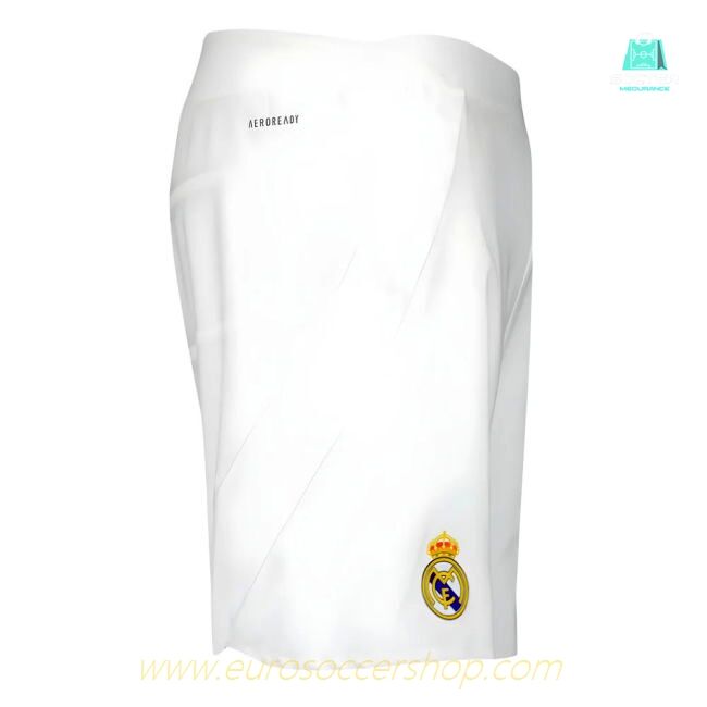 2024-2025 Real Madrid Authentic Home Shorts (White)