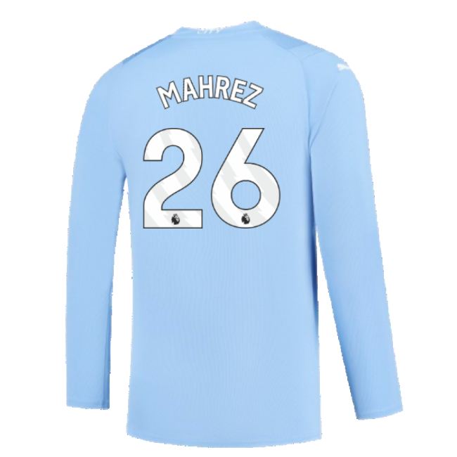 Manchester City Puma Long Sleeved official style Home Shirt 2023-2024