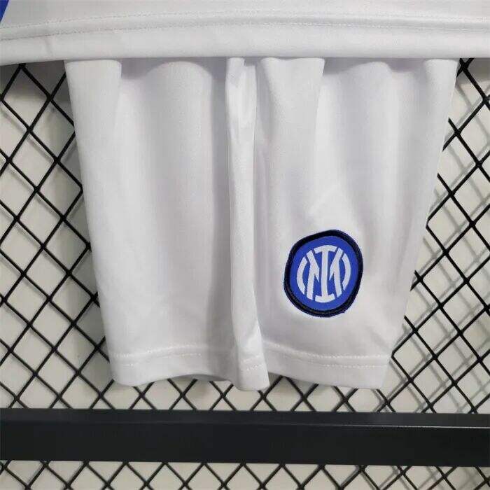 KIDS INTER MILAN 2324 AWAY WHITE FOOTBALL KITShirtShorts - Official