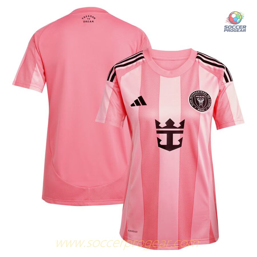 Inter Miami Home Football Team Jersey 2025-2026 Season Women