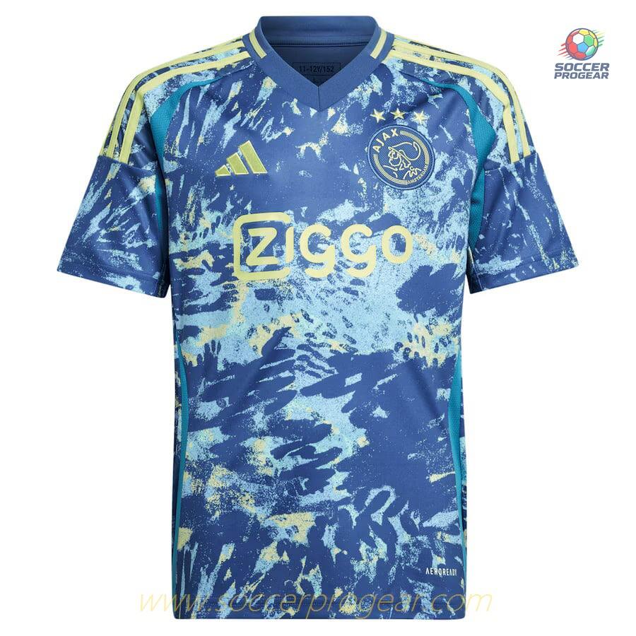 Ajax Away Youth's Jersey Set Team Jersey 2024-2025 Season