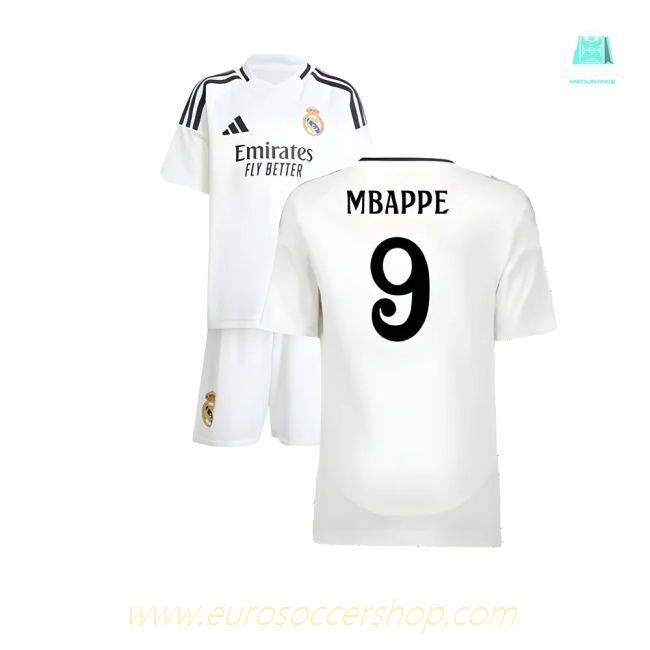 2024-2025 Real Madrid Home Mini Kit (Mbappe 9)