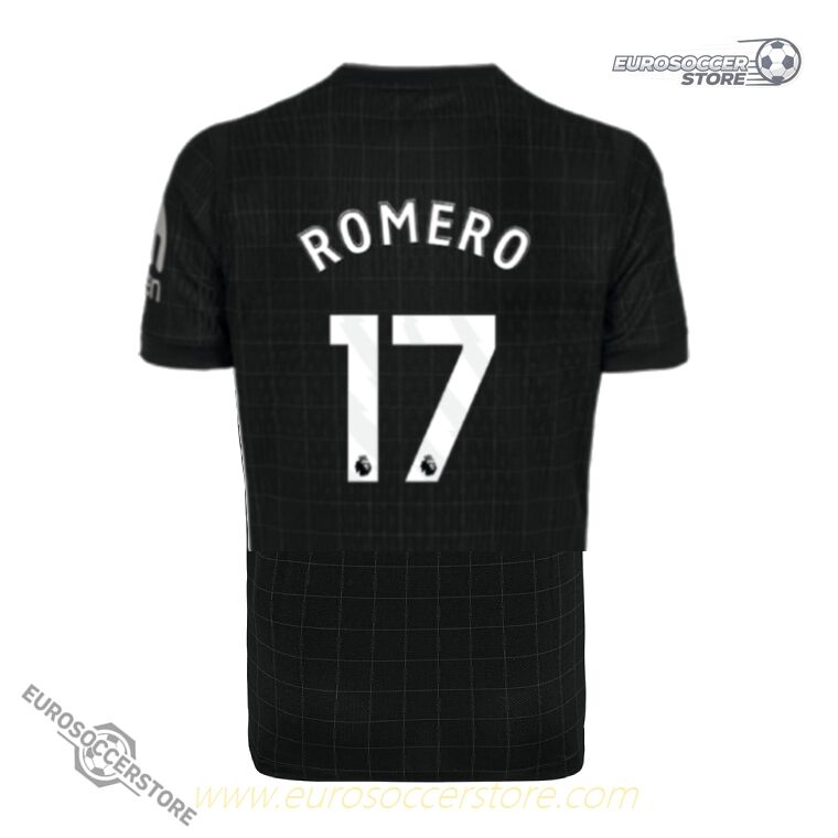 Away ROMERO 17 Jersey of Tottenham Hotspur for the 25-26 Season