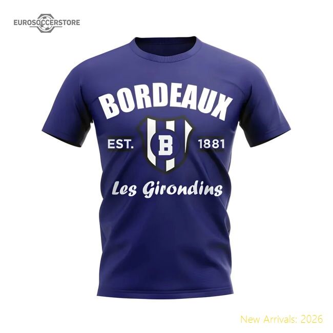 Professional-Grade Bordeaux Established Football T-Shirt (Navy)