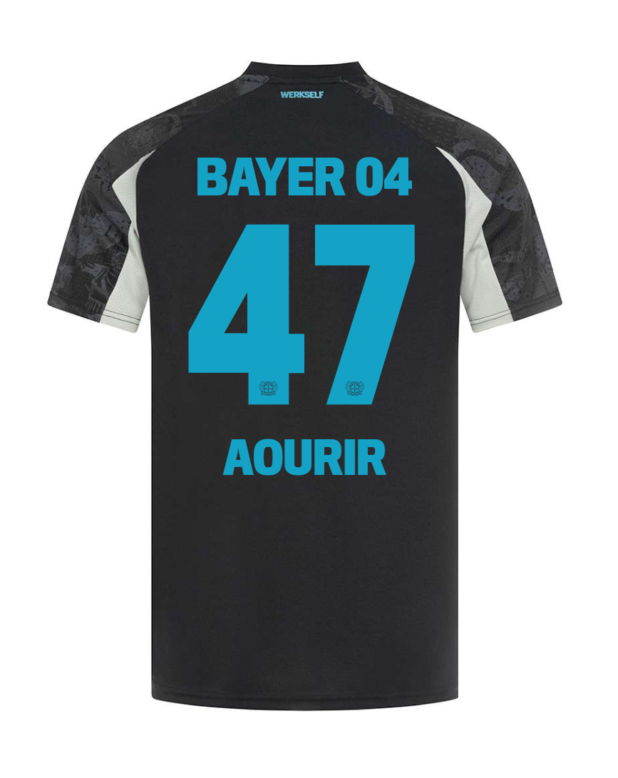 Bayer 04 Leverkusen AOURIR 47 Third Jersey for the 24-25 season.