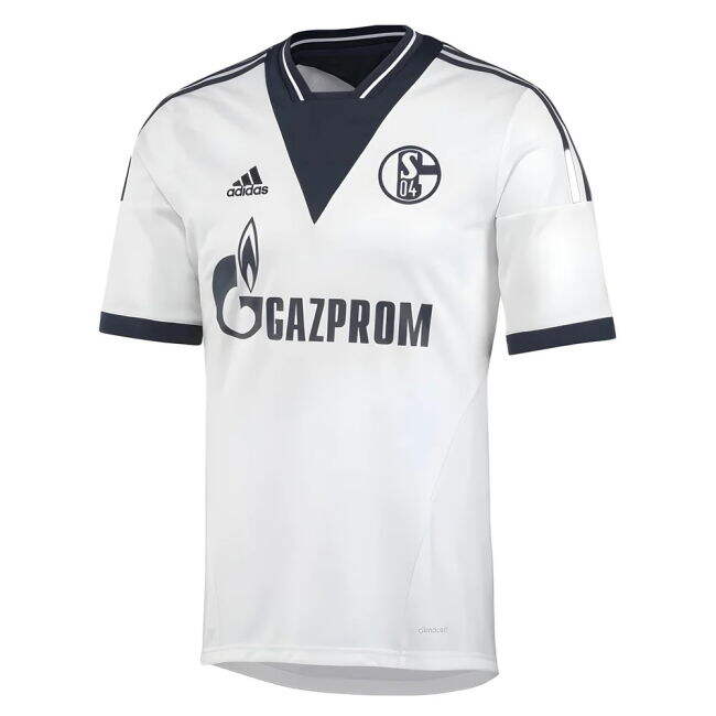 2013-14 Schalke Away Authentic Shirt (Boateng #9) (Good)