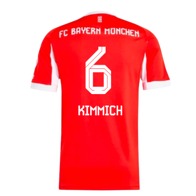 2025-2026 Bayern Munich Home - Kimmich 6 #defensive Rock