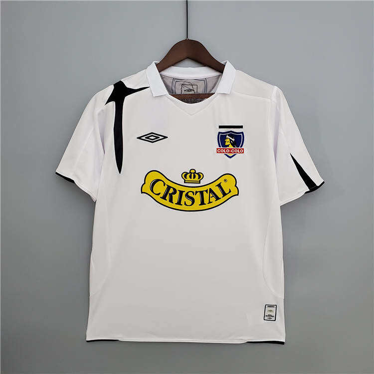 Colo-Colo Retro Soccer Jersey 2006 Black Away Football Shirt -