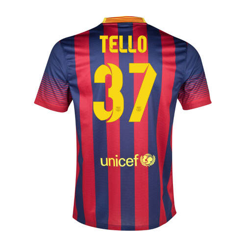 1314 Barcelona 37 Tello Home Shirt - Official Replica 3017