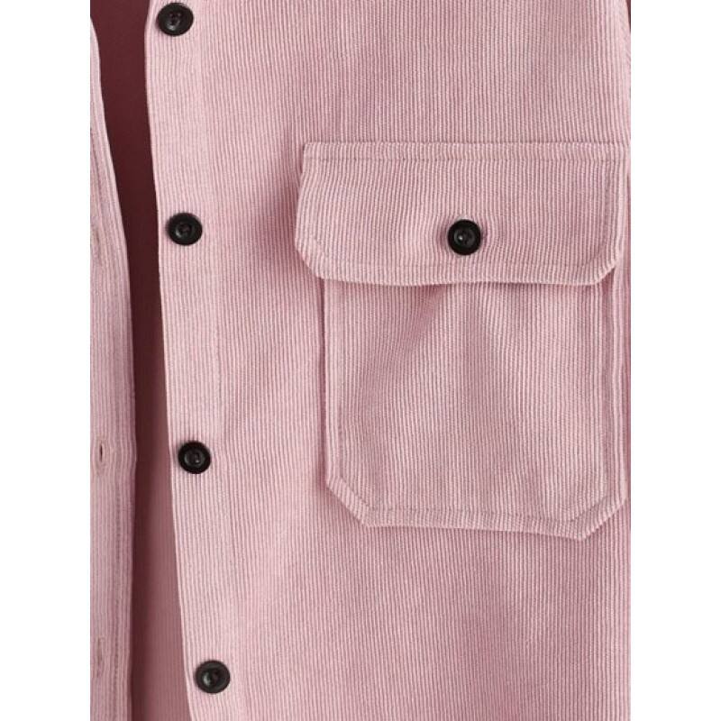 Button Up Pockets Blouse UC2786