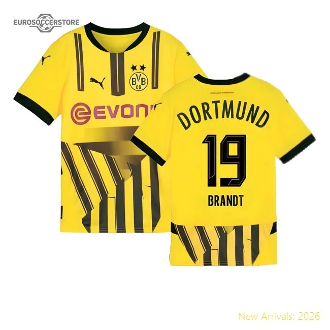 Top-grade 2024-2025 Borussia Dortmund Cup Shirt (kids) (brandt 19)