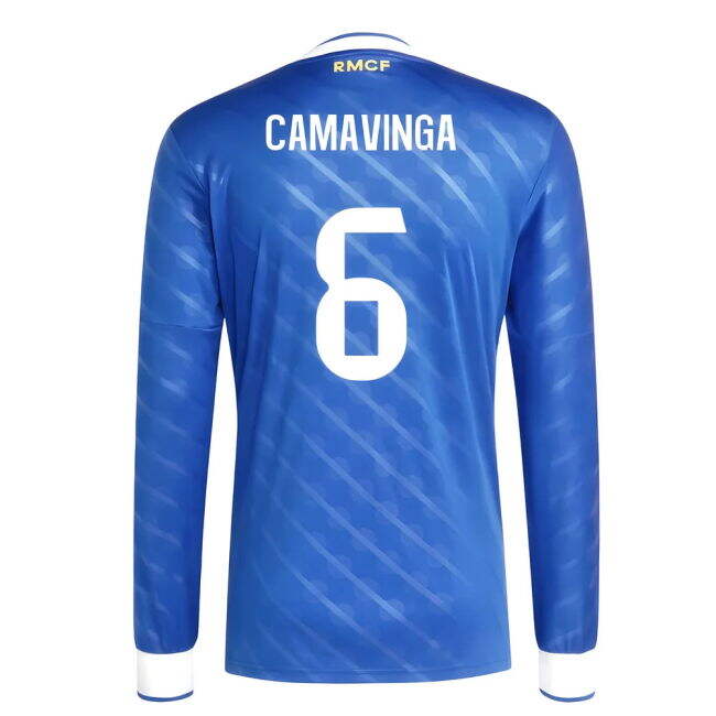 2025-2026 Real Madrid Third Football Shirt (Camavinga 6)