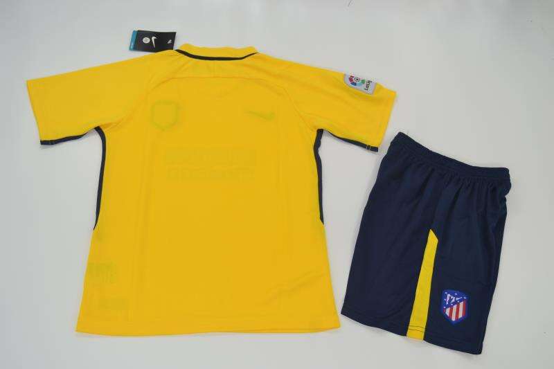 Kids Atletico Madrid Away 201718 Soccer Shirt JerseyShorts - Official