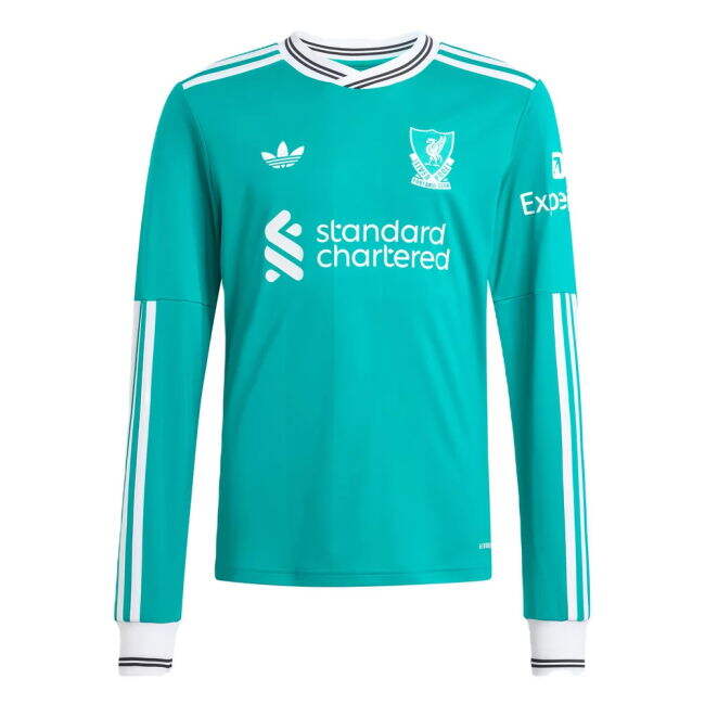 Liverpool Authentic 2025-2026 Liverpool Long Sleeve Third Shirt (Ki...