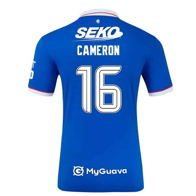Elite Performance Rangers Fc Cameron #16 Modern Style Replica Offic...
