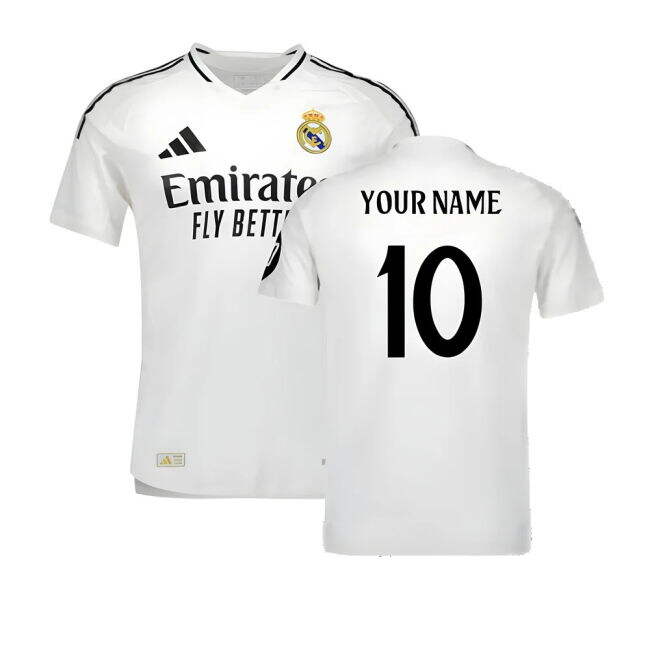 Real Madrid 2024-2025 Home Jersey - Custom