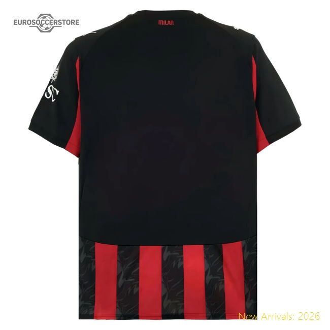 Ac Milan Serie A Tim Rafa Leao Home First-class Jersey Nike Dri-fit