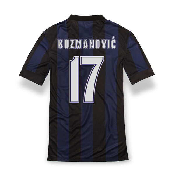 13-14 Inter Milan 17 Kuzmanovic Home Soccer Jersey Shirt - Official