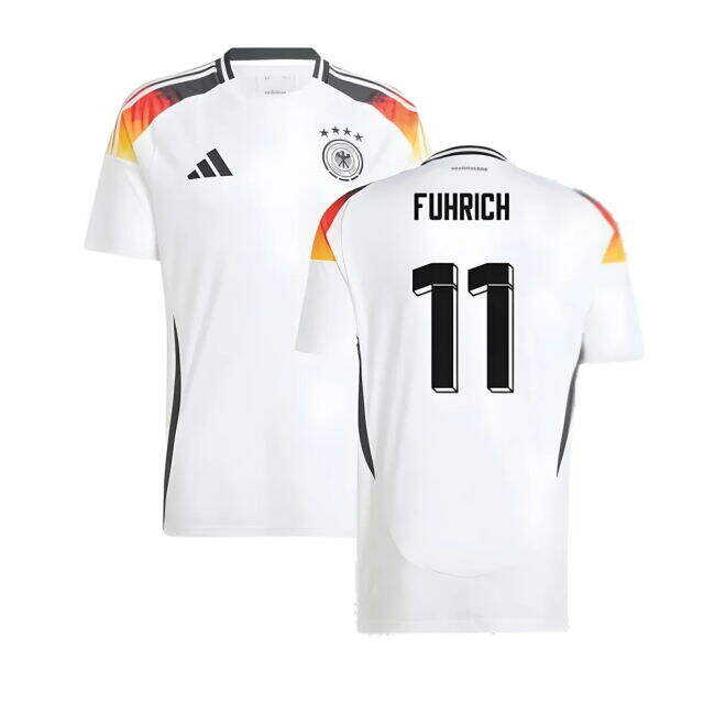 Affordable 2024-2025 Germany Home Shirt (Fuhrich 11) Playful