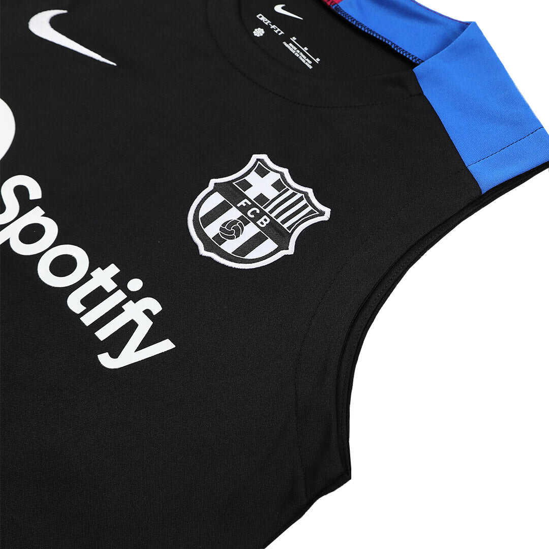 Barcelona Pre-Match Soccer Jersey Vest Kit(Jersey+Shorts) 2024/25Authe