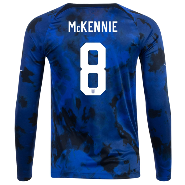 Stylish Men Usa Weston Mckennie Away Authentic Jersey 2022