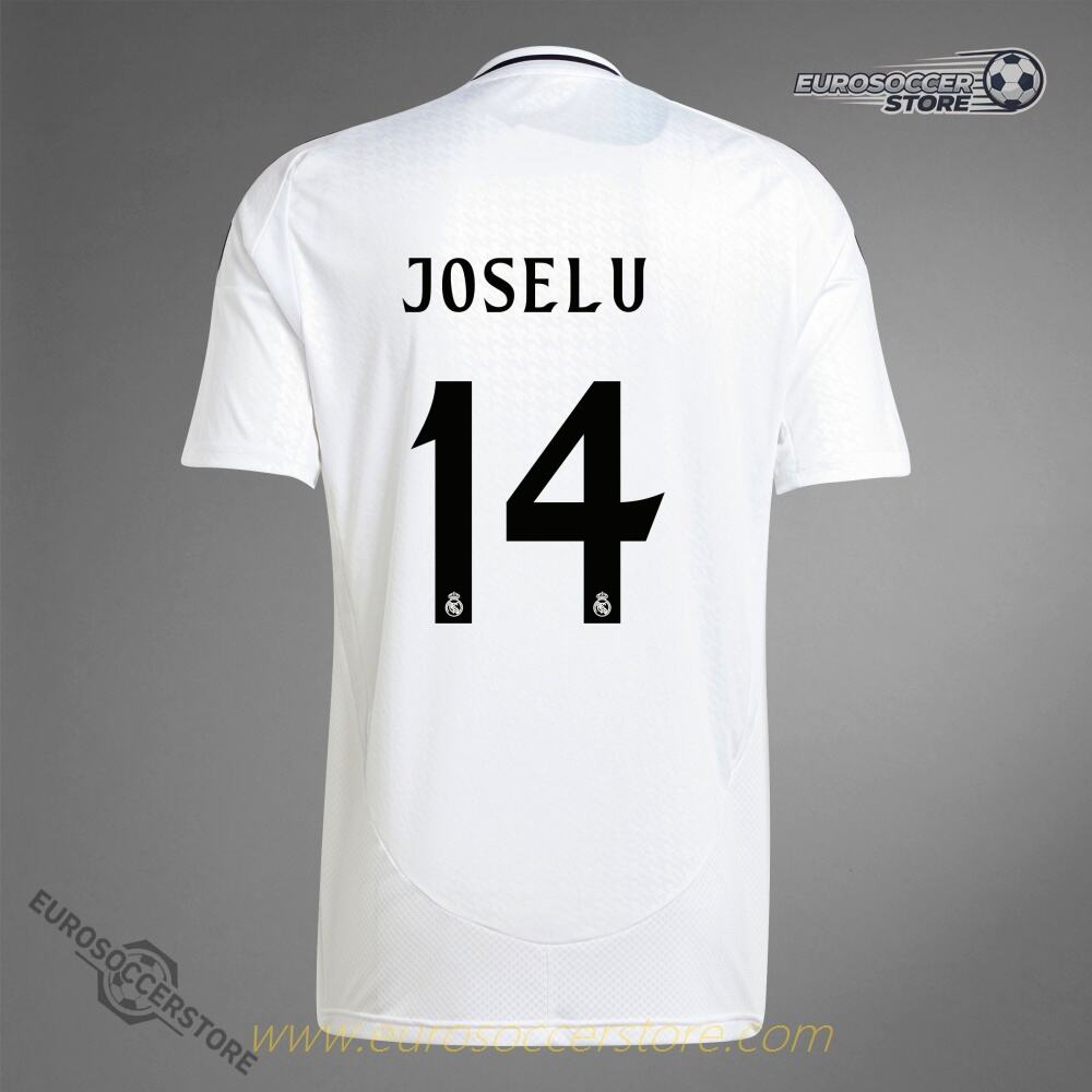 JOSELU's 14 Home Jersey for Real Madrid in the 24-25 Season