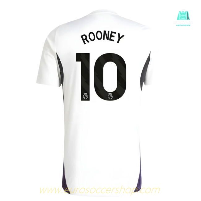 2025-2026 Man Utd Training Jersey (White) (Rooney 10)