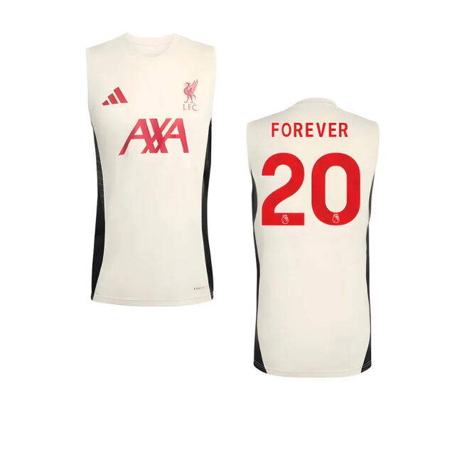 retro 2025-2026 Liverpool Sleeveless Jersey (White) (Forever 20)