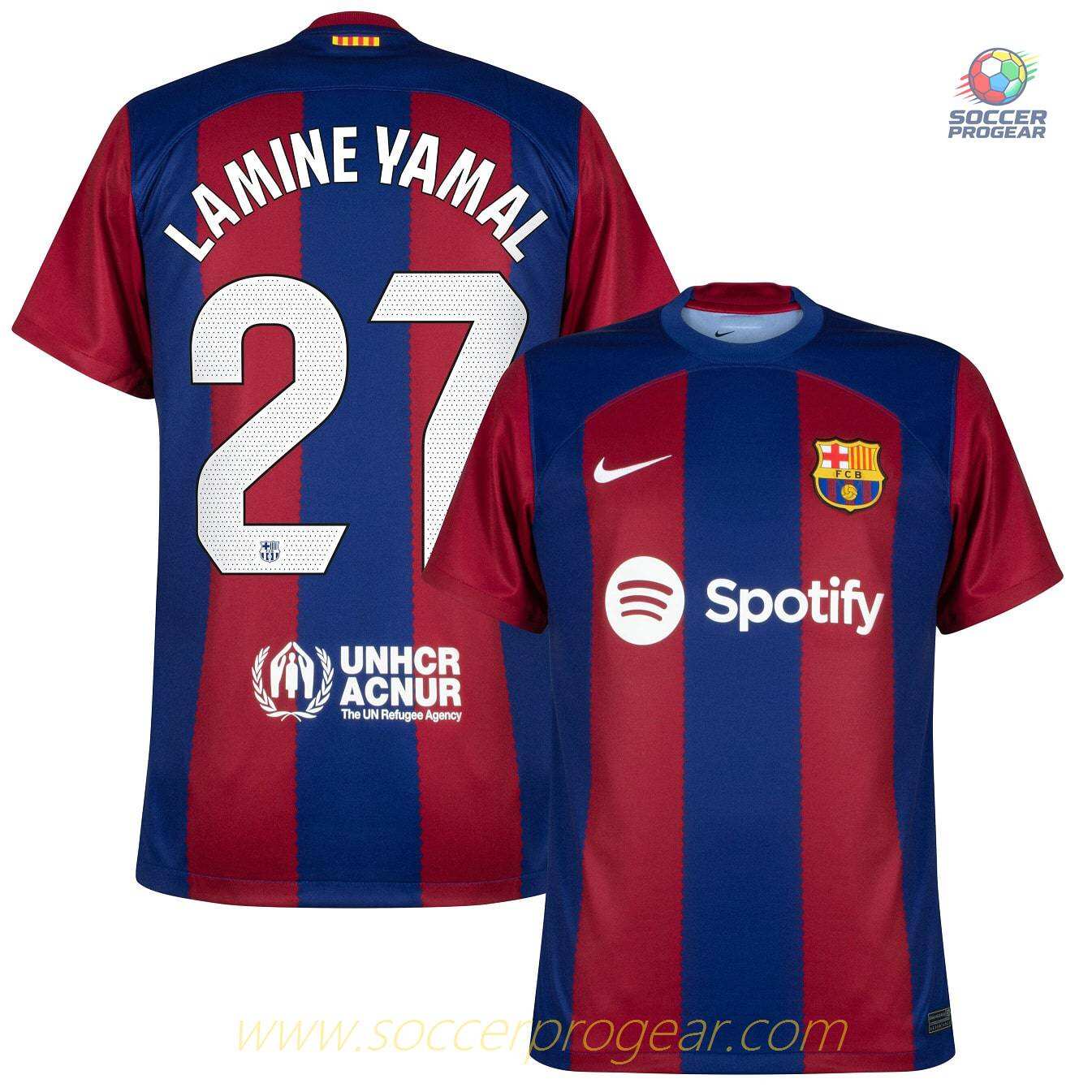 Barca Soccer Jersey 2023 2024 Home Lamine Yamal