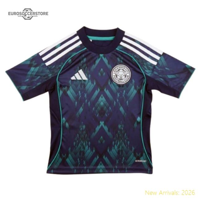 Official 2025-2026 Leicester City Away Shirt - Kids - Premium Quality