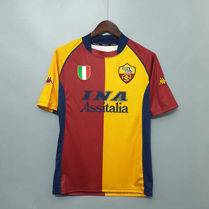 2000-2001 AS Roma Home kit